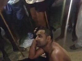 मनिकौरा में ट्रांसफार्मर चोरी करते एक चोर पकड़ा गया:ग्रामीणों ने शोर सुनकर घेरा, बाकी भागे; पुलिस ने उसे भीड़ से निकाला