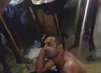 मनिकौरा में ट्रांसफार्मर चोरी करते एक चोर पकड़ा गया:ग्रामीणों ने शोर सुनकर घेरा, बाकी भागे; पुलिस ने उसे भीड़ से निकाला