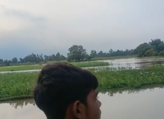 लालपुर खदरा गांव में बाढ़ का पानी तेजी से बढ़ा:निचले इलाकों में घुसा पानी, आना-जाना मुश्किल; फसलें खराब होने का डर