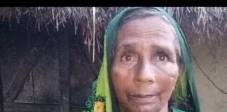गिलौला की बुजुर्ग को नहीं मिला PM आवास और पेंशन:पति की मौत के बाद घास-फूस के एक छोटे से छप्पर में रहने को मजबूर, मदद की लगा रही गुहार