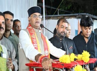 मंत्री विश्वास सारंग ने वार्ड 36 एवं 37 में करोड़ों रुपये के विकास कार्यों का किया भूमिपूजन