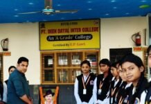 दीन दयाल इंटर कॉलेज में मनी भगत सिंह जयंती:विद्यार्थियों ने देशहित में कार्य करने का लिया संकल्प