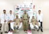 इटावा में पुलिस का सेवा संकल्प: रिजर्व पुलिस लाइन में रक्तदान शिविर, 52 जवानों ने किया रक्तदान