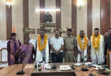 पुलिस लाइन सभागार में सेवानिवृत्त पुलिसकर्मचारियों का विदाई समारोह आयोजित*
