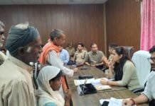 जिलाधिकारी एवं पुलिस अधीक्षक की अध्यक्षता में तहसील भिनगा में सम्पूर्ण समाधान दिवस का हुआ आयोजन