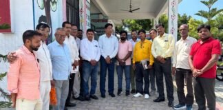 बस्ती जिले के ग्रामीण पत्रकार एसोसिएशन (ग्रापए) के रूधौली तहसील कार्यकारिणी की बैठक