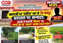 कागजों पर ‘पसीना’ बहा रहे 70 मजदूर, धरातल पर सन्नाटा: हेवती में प्रधानी ‘किराए’ पर, मलाई खा रहे ‘अदृश्य’ सरपंच राजन पटेल!