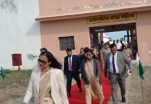 न्यायमूर्ति द्वारा जिला कारागार का किया निरीक्षण