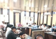 मुख्य चिकित्साधिकारी की अध्यक्षता में ’एनीमिया मुक्त भारत’ कार्यक्रम की समीक्षा बैठक संपन्न
