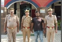 आजमगढ़ में गैंगस्टर एक्ट का वांछित गिरफ्तार, चोरी-नकबजनी और वाहन चोरी के मामलों में था आरोपी