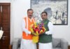 भाजपा प्रदेश प्रभारी विनोद तावड़े से मिले डिप्टी सीएम केशव मौर्य