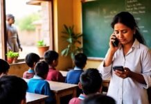 शिक्षक पर शिकायत के बाद जांच की मांग, मोबाइल इस्तेमाल से लेकर अनुचित व्यवहार तक के आरोप