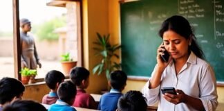 शिक्षक पर शिकायत के बाद जांच की मांग, मोबाइल इस्तेमाल से लेकर अनुचित व्यवहार तक के आरोप