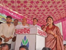 Chandauli: मुगलसराय सब्जी मंडी में व्यापारियों का धरना चौथे दिन भी जारी
