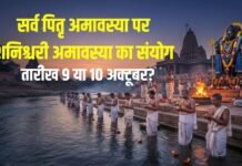 सर्व पितृ अमावस्या कब है, 9 या 10 अक्टूबर? बन रहा शनिश्चरी अमावस्या का संयोग, जानें तारीख, तर्पण-श्राद्ध समय