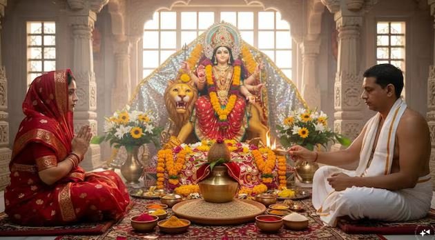 नवरात्रि में कलश स्थापना का शुभ मुहूर्त क्या है? पंचांग से देखें सुबह और दोपहर का घटस्थापना समय
