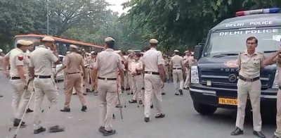 दिल्ली में सीजेपी के प्रदर्शन से पहले सुरक्षा के कड़े इंतजाम, 45 मेट्रो स्टेशन बंद