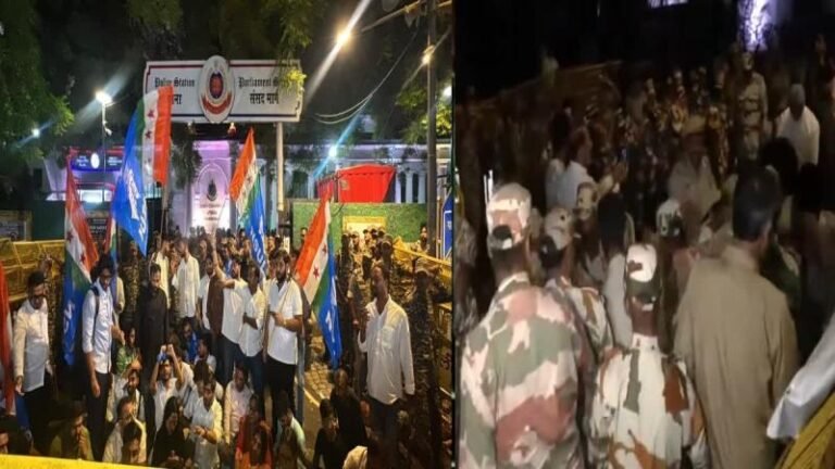 तिरंगा मार्च से पहले दिल्ली पुलिस की कार्रवाई, कई नेताओं को लिया हिरासत में