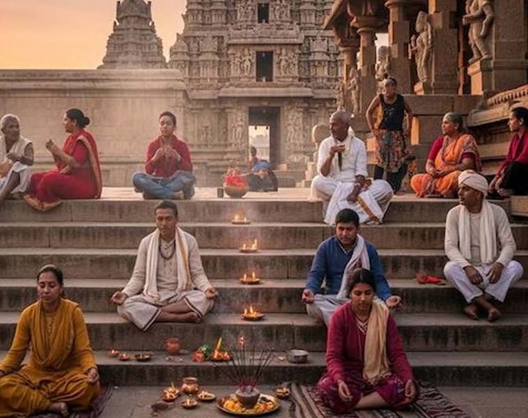 मंदिर में दर्शनों के बाद इसलिए कुछ समय बैठने की है मान्यता
