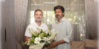 स्टूडेंट्स वॉइस' में हिस्सा लेने राहुल पहुंचे चेन्नई, सीएम विजय से की मुलाकात