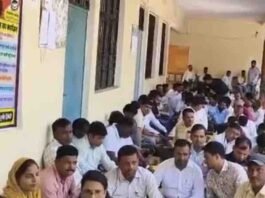 हरैया में लेखपालों ने 17 अक्टूबर से कार्य बहिष्कार:8 सूत्रीय मांगों को लेकर मुख्यमंत्री को सौंपा ज्ञापन