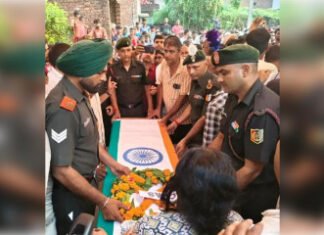जवान की अंतिम विदाई से पहले बेटे समेत चार की हादसे में मौत
