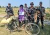SSB Arrests Nepali National for Wild Boar Poaching at Balrampur Border SSB Arrests Nepali National for Wild Boar Poaching at Balrampur Border
