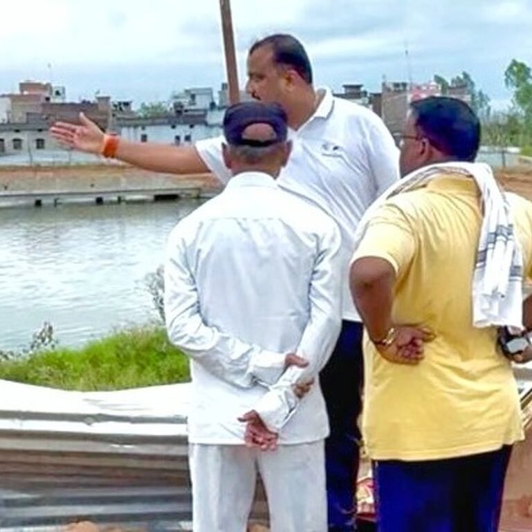 सिसवा में छठ महापर्व पर घाटों की तैयारियां हुई तेज:सुविधाओं को लेकर नगरपालिका अध्यक्ष प्रतिनिधि ने दिए निर्देश