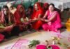 जमुनहा के आंगनवाड़ी केंद्र में पोषण माह पर बैठक आयोजित:गर्भवती महिलाओं की गोद भराई, बच्चों का अन्नप्राशन और स्वच्छता पर जोर