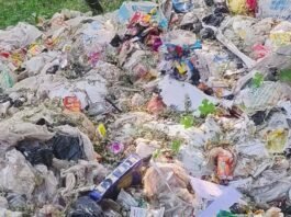 श्रावस्ती में गिलौला ब्लॉक सभागार के पास कूड़े का ढेर:जिम्मेदार बेखबर, बारिश के बाद दुर्गंध से लोग परेशान