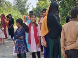 खेसरहा में नवरात्रि शुरू, कलश-यात्रा के साथ मां-दुर्गा की आराधना:बिशुनपुर मुस्तहकम, सिसहनिया, मटियरिया और पिपरा फरदंग में हुआ कलश पूजन