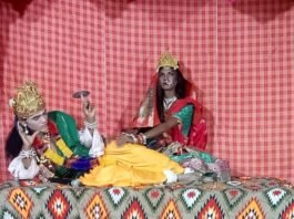 मेढउवा में मां दुर्गा प्रतिमा स्थापित:नवरात्र पर रामलीला शुरू, श्रद्धालुओं की उमड़ी भीड़, कलाकारों ने मन मोहा