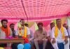 चफरिया बाजार में CPL डे-नाइट वॉलीबॉल टूर्नामेंट शुरू:ब्लॉक प्रमुख ने फीता काटकर किया उद्घाटन, कई जिलों की टीमें ले रहीं हिस्सा