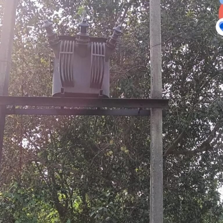 बस्ती में 15 दिन से ट्रांसफार्मर खराब, हनुमानगढ़ी मंदिर अंधेरे:कप्तानगंज के पोखरा बाजार में आंधी से गिरा खंभा, शिकायत के बाद भी नहीं बनी बात।