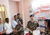महराजगंज SSB में 9 यूनिट रक्त हुआ जमा:राष्ट्रीय स्वैच्छिक रक्तदान दिवस पर 22वीं वाहिनी SSB ने किया आयोजन
