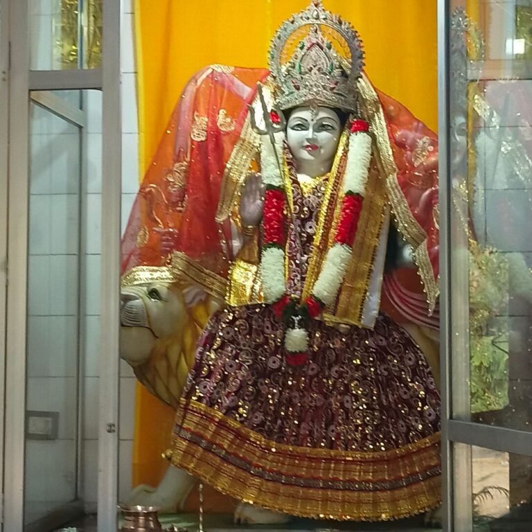 नवरात्र के पहले दिन मंदिरों में उमड़ी भक्तों की भीड़:हर्रैया के मां कात्यायनी मंदिर में सुबह से लगा तांता, मां शैलपुत्री की हुई पूजा