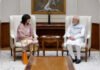 पीएम मोदी से मिलीं अकी आबे, हुईं भावुक