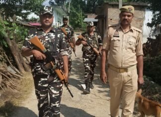 Indo-Nepal Border Security Alert | SSB Police Joint Patrol Balrampur Indo-Nepal Border Security Alert | SSB Police Joint Patrol Balrampur