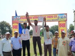 महाराजगंज में मंडल स्तरीय एथलेटिक्स प्रतियोगिता:करण बने प्रथम और कपिल द्वितीय, अरविंद सहानी ने पाया तीसरा स्थान