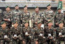 नेपाली सेना ने लगातार तीसरी बार जीता स्वर्ण