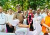 गांधी जयंती एवं लाल बहादुर शास्त्री जयंती के अवसर पर 7 वर्षीय बालिका अनामिका मिश्रा द्वारा 30 किलोमीटर मैराथन दौड़ पूरी कर बढ़ाया जिले का गौरव-*