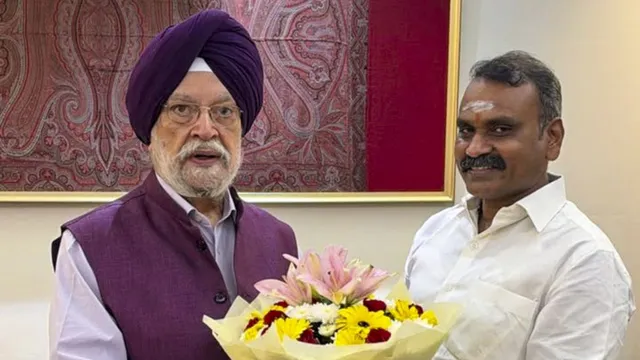 MP राज्यसभा उपचुनाव के लिए हरदीप पुरी ने किया नामांकन, एल. मुरुगन के इस्तीफे के बाद खाली हुई थी सीट