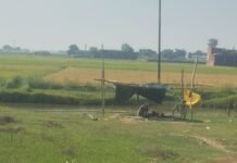 जगन्नाथपुरवा में दुर्गा विसर्जन स्थल पर झोपड़ी बनाने से विवाद:ग्रामीणों ने जांच की मांग की, आगामी दुर्गा पूजा पर असर की आशंका