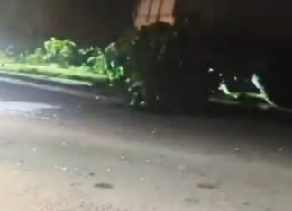 खड़े ट्रक में कंटेनर ने मारी टक्कर, युवक की मौत:नानपारा के पास बहराइच-लखीमपुर हाईवे पर हादसा, पुलिस ने शव पोस्टमार्टम को भेजा