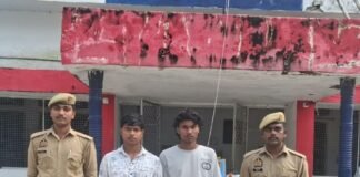 कप्तानगंज पुलिस ने शांति भंग में दो युवकों को पकड़ा:बस्ती जिले के कप्तानगंज क्षेत्र से 19 साल के दो युवक गिरफ्तार, कोर्ट भेजा गया
