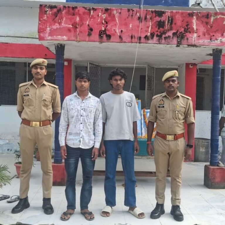 कप्तानगंज पुलिस ने शांति भंग में दो युवकों को पकड़ा:बस्ती जिले के कप्तानगंज क्षेत्र से 19 साल के दो युवक गिरफ्तार, कोर्ट भेजा गया