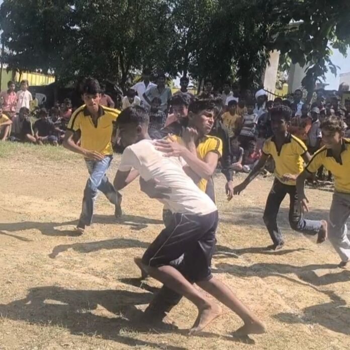 एनपीआरसी बाल क्रीडा प्रतियोगिता में बच्चों ने दिखाया दमखम:पूमा जडार में हुआ आयोजन, सेवानिवृत्त प्रधानाध्यापक प्रमोद पटेल ने किया उद्घाटन