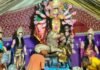 ऐंठी डीह में 20 साल से मां दुर्गा प्रतिमा स्थापित:डीहवा में उमड़े श्रद्धालु, की सुख-समृद्धि की कामना ऐंठी डीह में 20 साल से मां दुर्गा प्रतिमा स्थापित:डीहवा में उमड़े श्रद्धालु, की सुख-समृद्धि की कामना