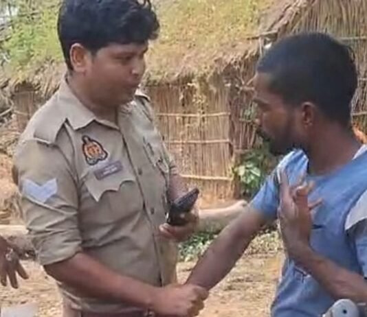 खैरीघाट में स्टे वाली जमीन से पेड़ हटाने पर विवाद:तीन दिन पुराना वीडियो वायरल, पुलिस ने विवाद कराया शांत
