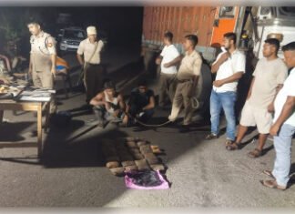 श्रीरामपुर: करोड़ों की हेरोइन के साथ ट्रक जब्त, दो गिरफ्तार